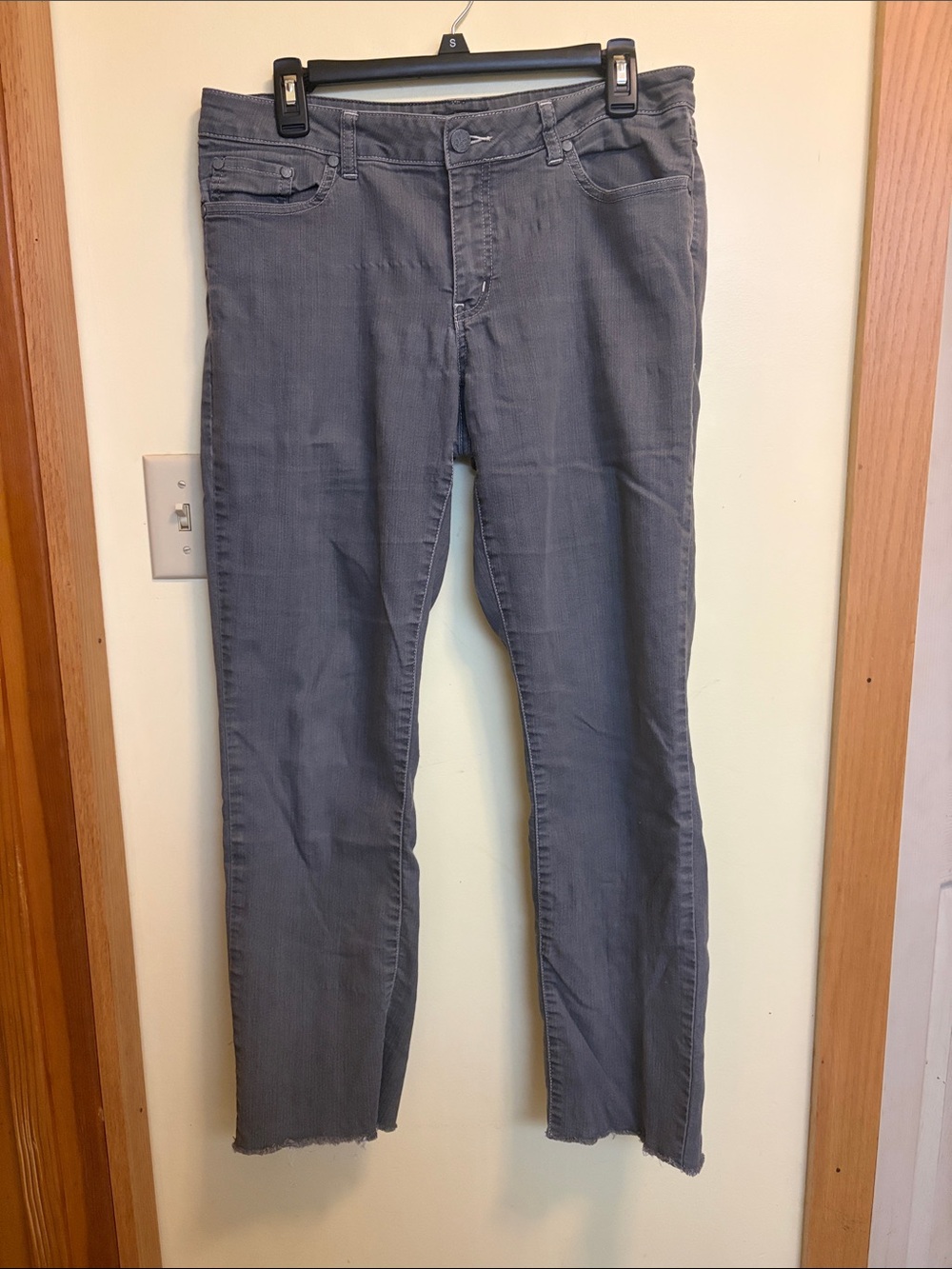 Prana Slate Gray Straight-Leg Jeans
